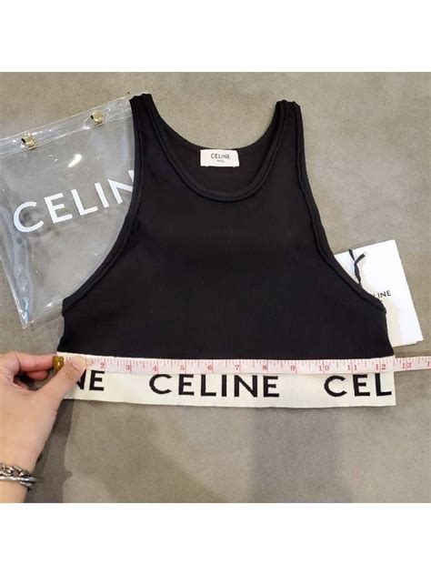 Women's Celine sports bra in athletic knit 